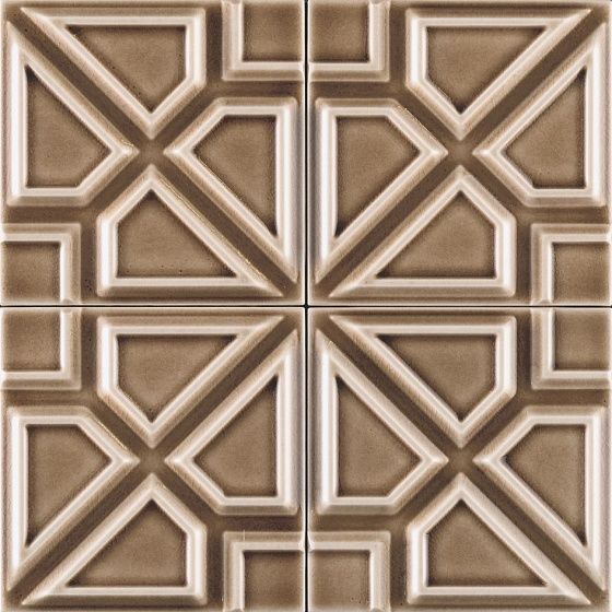 Керамическая плитка Grazia Formelle Milano Topazio MILA7, цвет коричневый, поверхность глянцевая, квадрат, 130x130