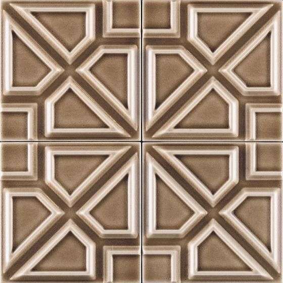 Керамическая плитка Grazia Formelle Milano Topazio MILA7, цвет коричневый, поверхность глянцевая, квадрат, 130x130