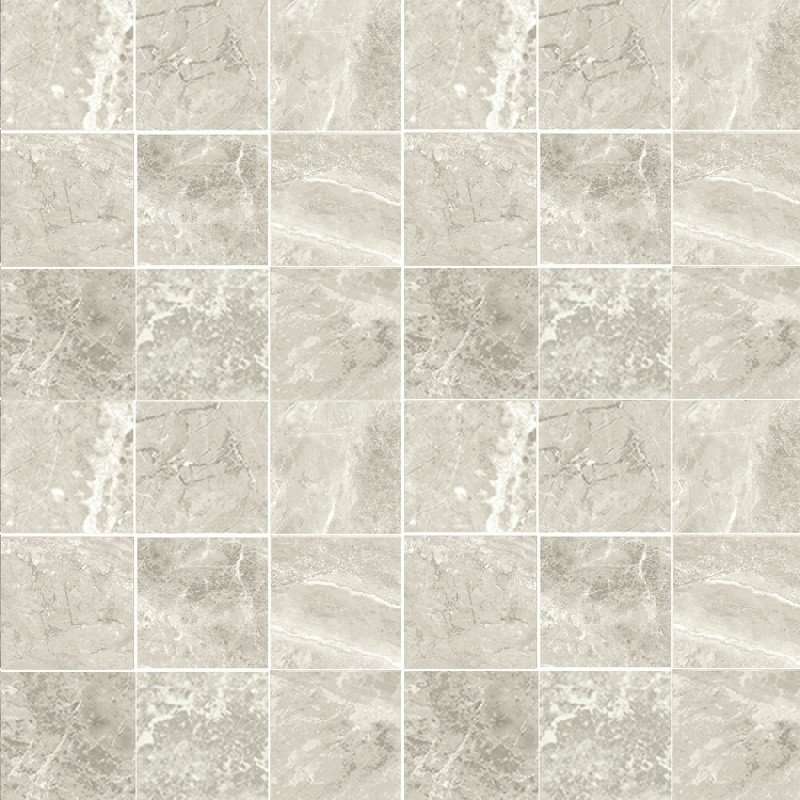 Мозаика Fly Zone Temple Stones Mosaico Greige Polished Rect., цвет серый, поверхность полированная, квадрат, 300x300