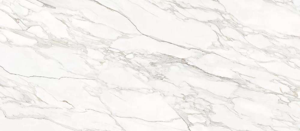 Широкоформатный керамогранит Staro Slab Carrara Bianco Elegance Polished, цвет серый, поверхность полированная, прямоугольник, 1200x2800