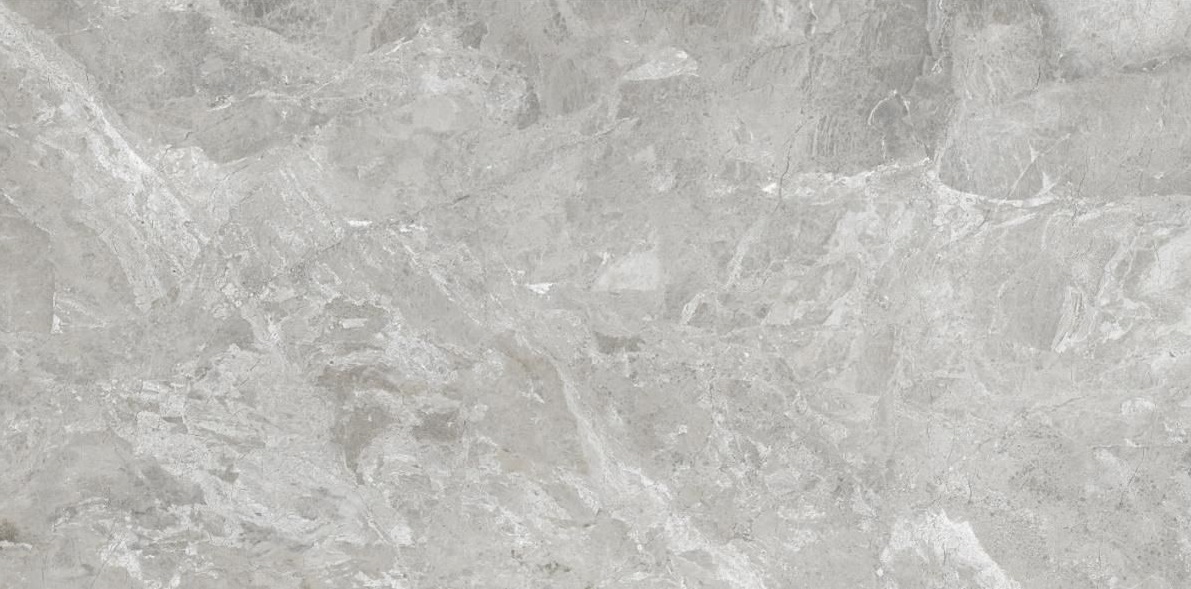 Керамогранит Laparet Brecia Grey, цвет серый, поверхность полированная, прямоугольник, 600x1200