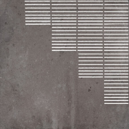 Керамическая плитка Wow Mestizaje Chateau Lines Graphite 120449, цвет серый тёмный, поверхность матовая, квадрат, 185x185
