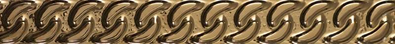 Бордюры Paradyz Fashion Spirit Copper Listwa Struktura Pol., цвет золотой, поверхность полированная, прямоугольник, 45x398