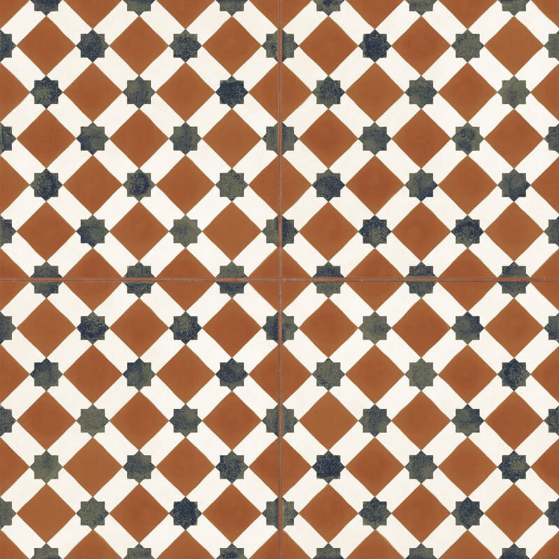 Керамическая плитка Dvomo Timeless Henley-R, цвет разноцветный, поверхность матовая, квадрат, 450x450