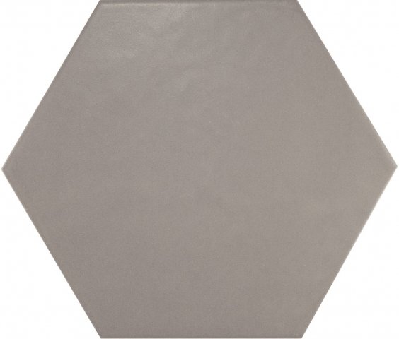 Керамогранит Equipe Hexatile Gris Mate 20340, цвет серый, поверхность матовая, шестиугольник, 175x200