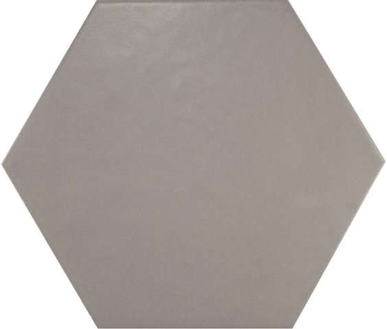 Керамогранит Equipe Hexatile Gris Mate 20340, цвет серый, поверхность матовая, шестиугольник, 175x200