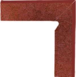 Бордюры Paradyz Taurus Brown Цоколь правый (B+A), цвет коричневый, поверхность матовая, прямоугольник, 81x300