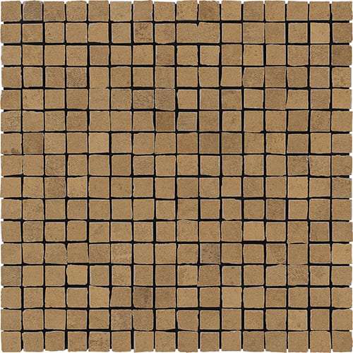 Мозаика La Fabbrica Hurban Mosaico Spaccatella Ocra 177316, цвет коричневый, поверхность матовая, квадрат, 300x300