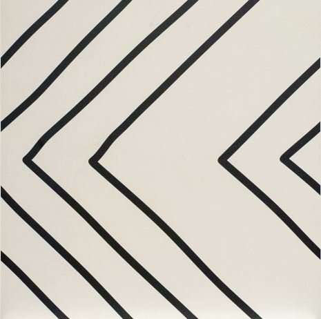 Керамогранит Ornamenta Tangle Labyrinth TA1515LA, цвет чёрно-белый, поверхность матовая, квадрат, 150x150
