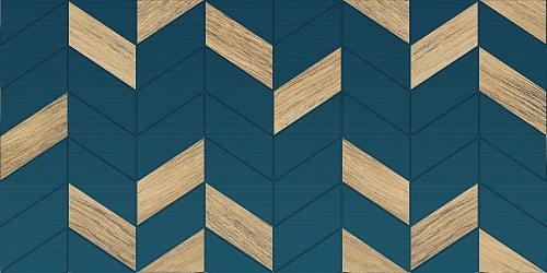 Керамическая плитка Creto Pastel Tree NRL_P0020, цвет коричневый синий, поверхность матовая, прямоугольник, 300x600