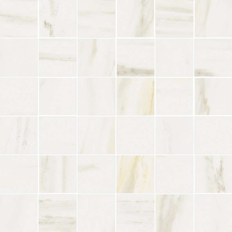 Мозаика Italon Stellaris Mosaico Carrara Ivory 610110001137, цвет слоновая кость, поверхность матовая, квадрат, 300x300