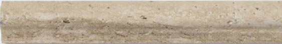 Бордюры Cenit Moldura Rustico Travertino, цвет бежевый, поверхность матовая, прямоугольник, 50x316