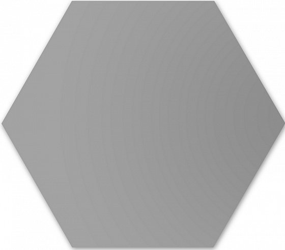 Керамогранит Wow Floor Tiles Hexa Ash Grey Matt 113838, цвет серый, поверхность матовая, шестиугольник, 200x230