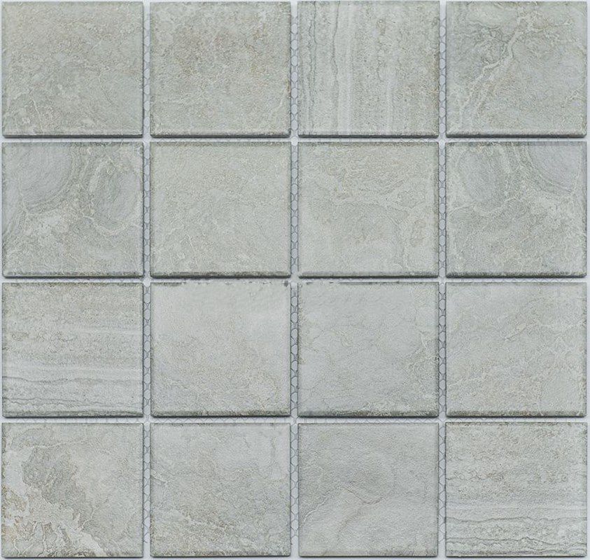 Мозаика NS Mosaic PR7373-37, цвет серый, поверхность матовая, квадрат, 306x306