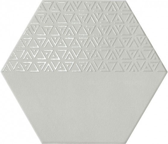 Декоративные элементы Realonda Opal Deco Grey, цвет серый, поверхность матовая, шестиугольник, 285x330