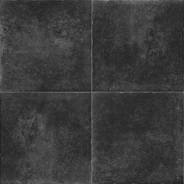 Керамическая плитка Arkadia Cemento Nero, цвет чёрный тёмный, поверхность матовая, квадрат, 200x200