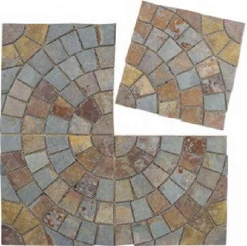 Мозаика NS Mosaic Paving PAV-104, цвет разноцветный, поверхность матовая, квадрат, 500x500