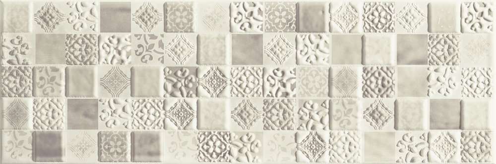 Декоративные элементы Love Tiles Ground Roots White, цвет белый, поверхность глазурованная, прямоугольник, 200x600