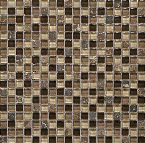 Мозаика Q-Stones QSG-035-15/8, цвет разноцветный, поверхность глянцевая, квадрат, 305x305