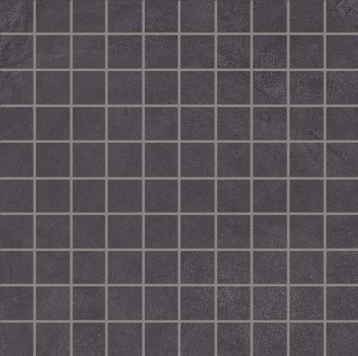 Мозаика Emilceramica (Acif) Totalook Mosaico 3X3 Antracite Nat EHJT, цвет чёрный, поверхность натуральная, квадрат, 300x300