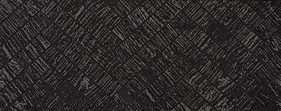 Декоративные элементы Tubadzin D-Modern Basalt Black, цвет чёрный, поверхность матовая, прямоугольник, 298x748