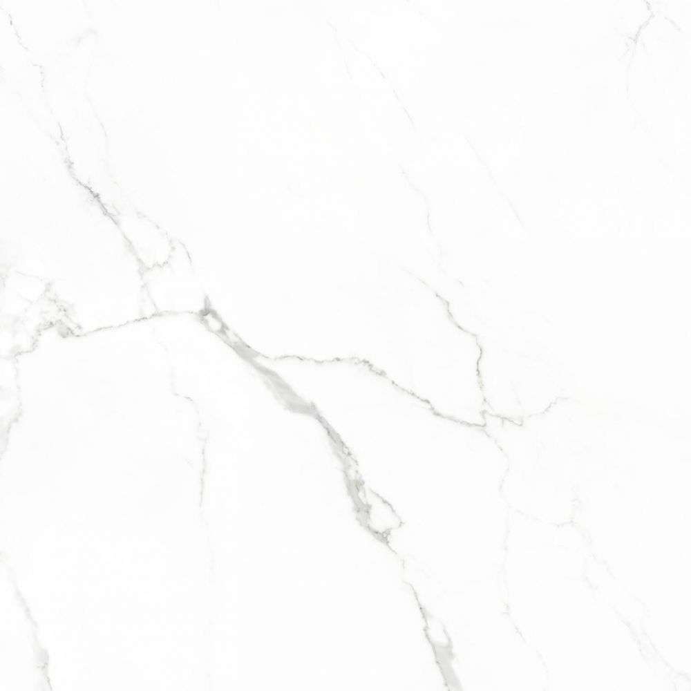 Керамогранит Cifre Statuario Brillo, цвет белый, поверхность полированная, квадрат, 600x600