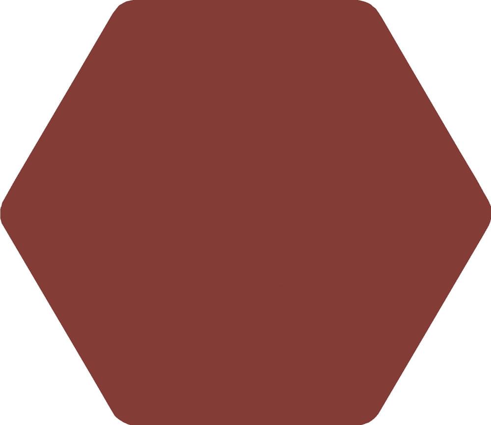 Керамогранит Bestile Toscana Grana, цвет бордовый, поверхность матовая, шестиугольник, 258x290