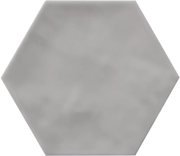 Керамическая плитка Adex Levante Hexagono Monzon Glossy ADLE1025, цвет серый, поверхность глянцевая, шестиугольник, 108x124