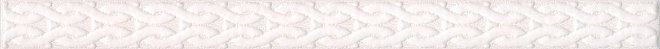 Бордюры Kerama Marazzi Бордюр Сафьян AD\A247\15054, цвет белый, поверхность матовая, прямоугольник, 30x400