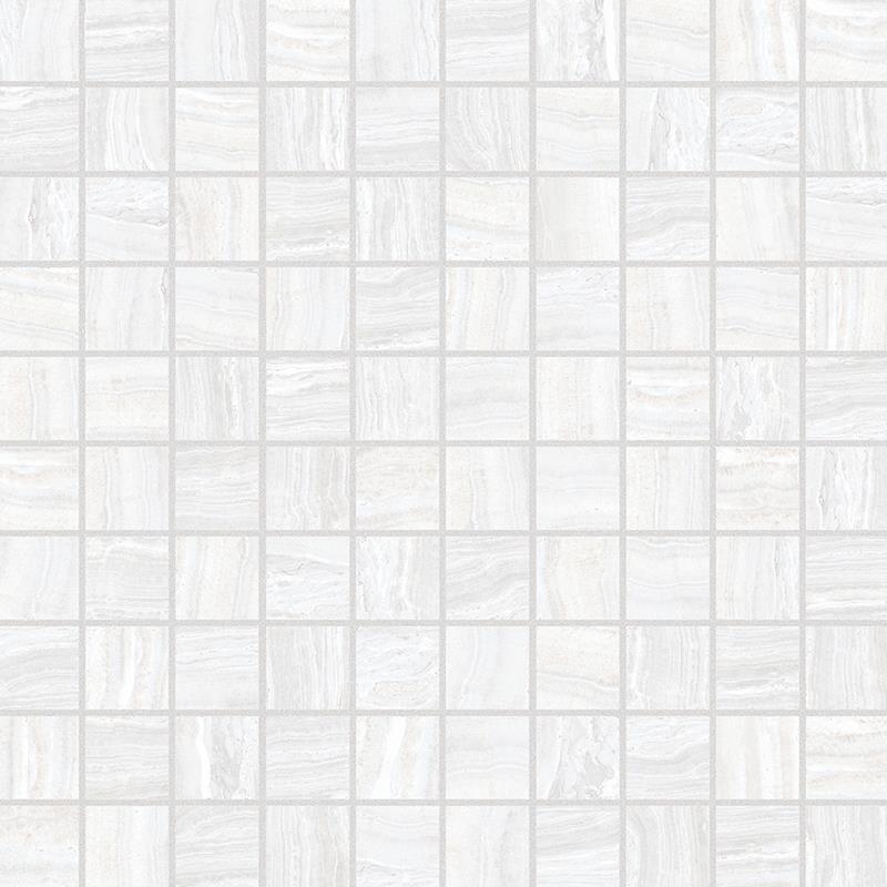 Мозаика Cerim Onyx White Mosaico Nat 754513, цвет белый, поверхность натуральная, квадрат, 300x300