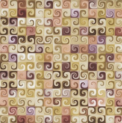 Декоративные элементы Mainzu Antic Decor Pop Beige, цвет бежевый, поверхность глянцевая, квадрат, 150x150