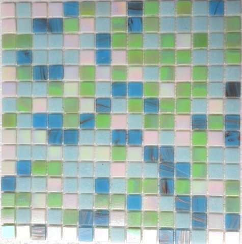 Мозаика JNJ Mosaic HG Mosaic PS206, цвет разноцветный, поверхность глянцевая, квадрат, 327x327