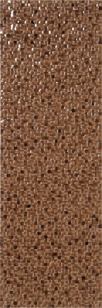 Мозаика Emigres Rev. Mosaic Marron, цвет коричневый, поверхность глянцевая, прямоугольник, 200x600