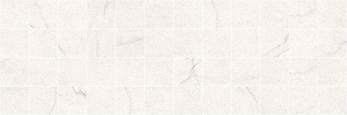 Мозаика Laparet Rock Декор мозаичный белый MM11186, цвет серый, поверхность матовая, прямоугольник, 200x600