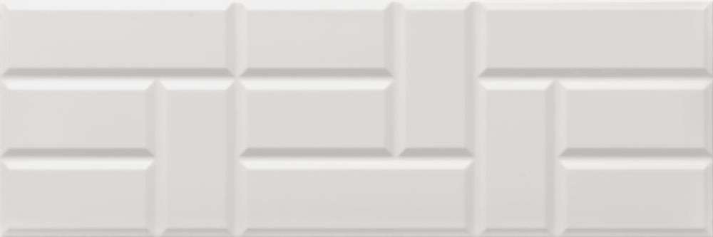 Керамическая плитка Ceramika Color Struktury 3D Art Grey, цвет серый, поверхность 3d (объёмная), прямоугольник, 250x750