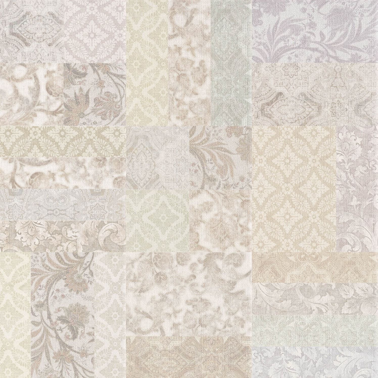 Декоративные элементы Atlantic Tiles Godet Decor Evase, цвет бежевый, поверхность глянцевая, квадрат, 750x750