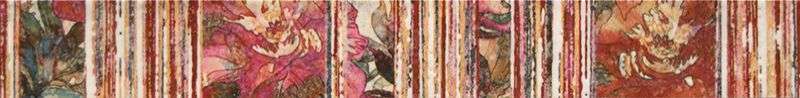 Бордюры Cifre Montblanc Cenefa Solano Hot, цвет красный, поверхность глянцевая, прямоугольник, 60x500