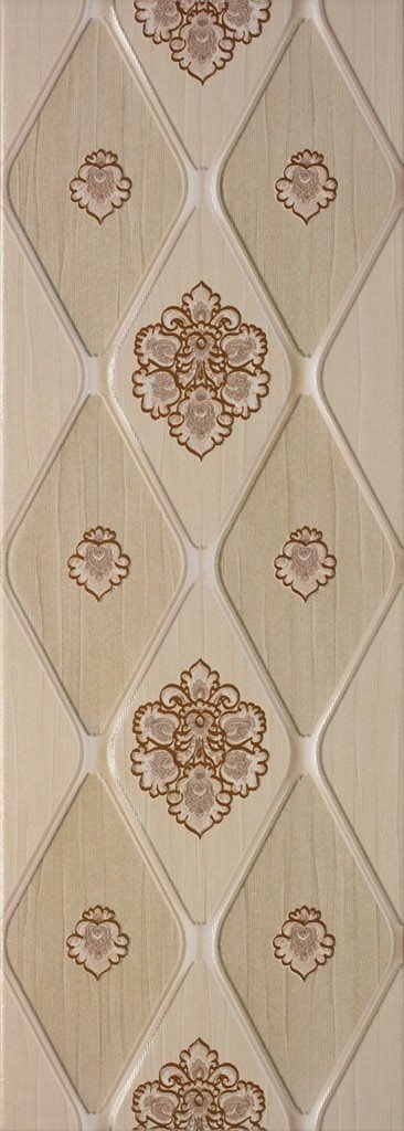Керамическая плитка Mapisa Louvre Zues Ivory, цвет бежевый, поверхность матовая, прямоугольник, 253x706