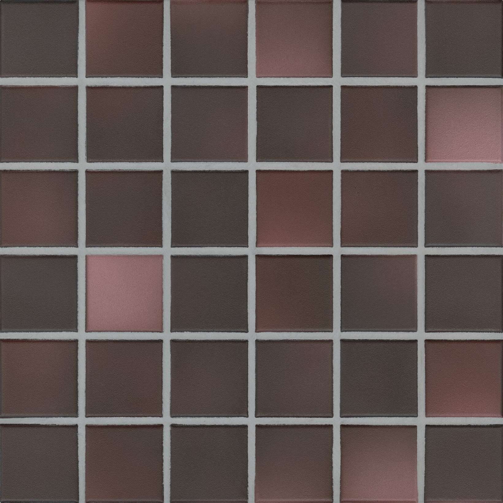 Мозаика Jasba Fresh Mystic Red-Mix 41433H, цвет бордовый, поверхность матовая, квадрат, 297x297