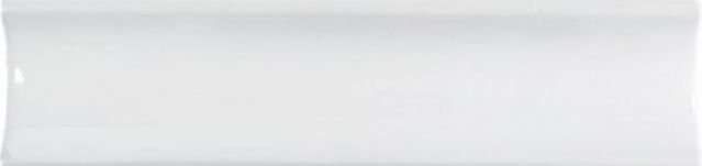 Бордюры CAS Escocia Blanco, цвет белый, поверхность глянцевая, прямоугольник, 50x200