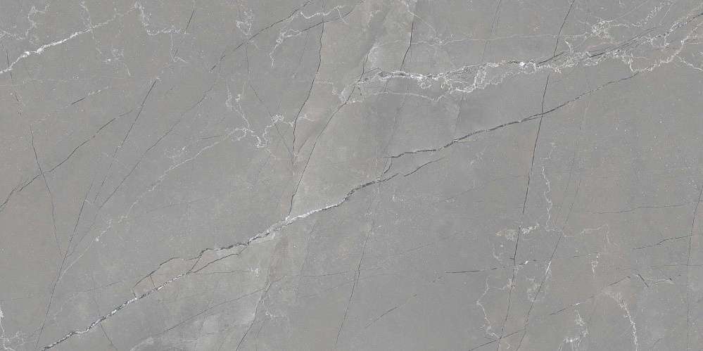 Керамогранит Maimoon Maimoon Harvest Grey glossy, цвет серый, поверхность глянцевая, прямоугольник, 600x1200