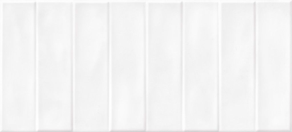 Керамическая плитка Cersanit Pudra Белый PDG054D, цвет белый, поверхность глянцевая, под кирпич, 200x440