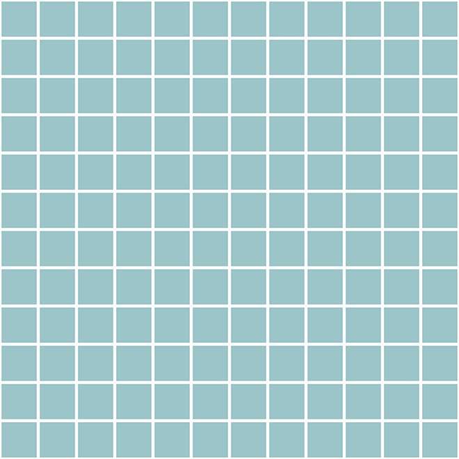Мозаика Kerama Marazzi Темари бирюза матовый 20070, цвет бирюзовый, поверхность матовая, квадрат, 298x298