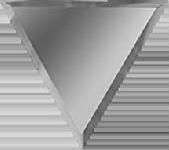Керамическая плитка ДСТ Зеркальная серебряная плитка Полуромб внутренний РЗС1-02(вн), цвет серый, поверхность глянцевая, прямоугольник, 255x300