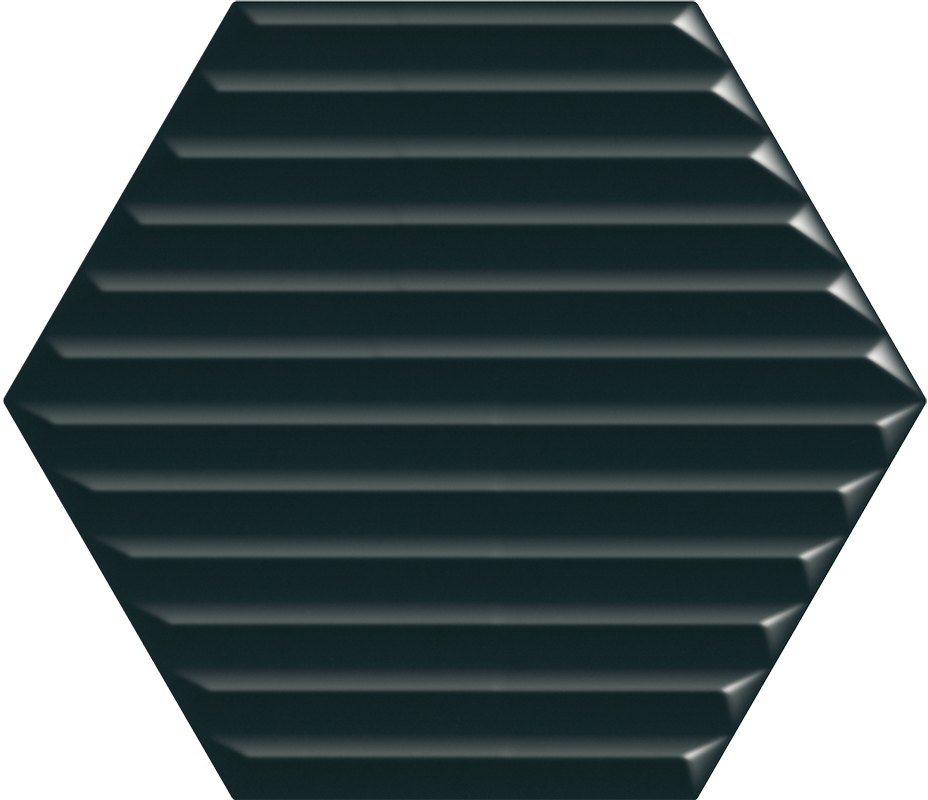 Керамическая плитка Paradyz Intense Tone Green Heksagon Struktura B Sciana, цвет зелёный, поверхность структурированная, шестиугольник, 171x198