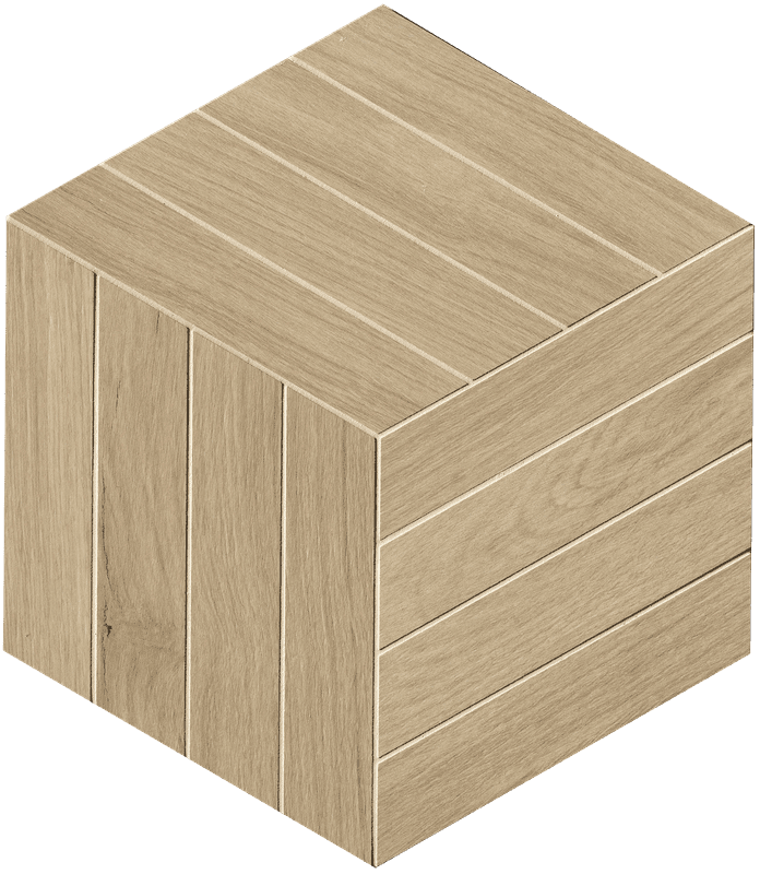 Мозаика Fap Fapnest Maple Cube Mosaico Matt fOBC, цвет бежевый, поверхность матовая, шестиугольник, 375x430