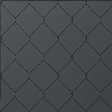 Керамическая плитка Iris Fence Grey 563235, цвет серый тёмный, поверхность глянцевая, квадрат, 200x200