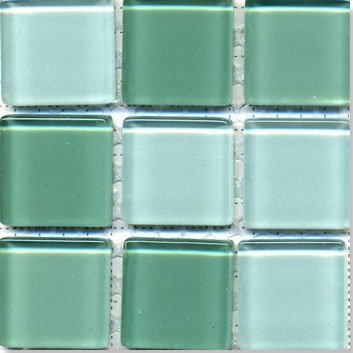 Мозаика Bars Crystal Mosaic Смеси цветов HT 158 (23x23 mm), цвет зелёный, поверхность глянцевая, квадрат, 300x300