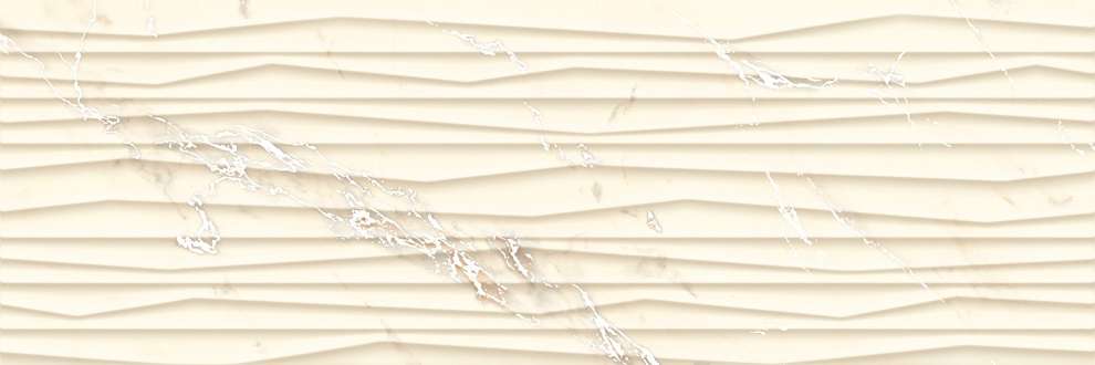 Керамическая плитка Paradyz Serene Bianco Struktura Rekt, цвет бежевый, поверхность рельефная, прямоугольник, 250x750
