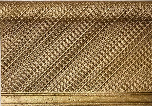 Бордюры Aparici Enigma Symbol Gold Zocalo, цвет жёлтый, поверхность матовая, прямоугольник, 140x200